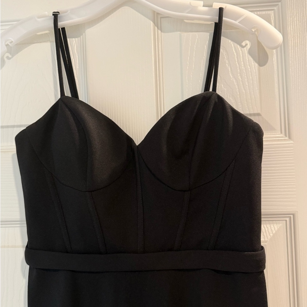 David's Bridal Black Maxi Dress - Picture 5 of 6